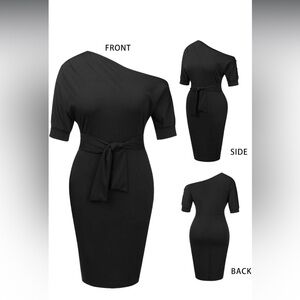 Elegant Black Off-Shoulder Dress